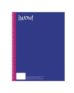 Cuaderno Profesional Wow Unicolor 580804 Cuadro Grande 100 h.