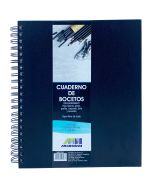 Cuaderno de Bocetos 21.59 x 27.94 cm. 80 h.