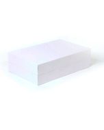 CAJA REGALO T/O FLOMO GB996L BLANCA 43 X 28 X 6.45 CMS. C/2