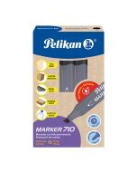 Marcador Permanente Pelikan Marker 710 C/10 Punta Cincel