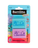 BORRADOR COLOR PASTEL BARRILITO GOCB2 BL/2