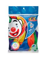 Globo Redondo Payaso Num.09 Bol.C/25 Surt.Deco Bubble