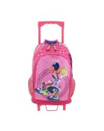 Mochila C/Ruedas Chenson Mb-66254-F Mario Bros Fuchsia Gde