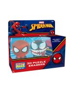 Set Rompecabezas De Goma Spe-6400 Spiderman