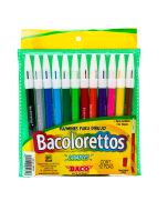 Plumones Baco Bacolorettos C/12