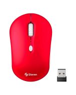 MOUSE INALAMBRICO STEREN COM-5730RO ROJO