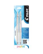 Bolígrafo Retráctil Punto Fino 0.7 mm Pilot Poplol Gel Bl/2 Blanco