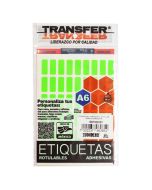 Etiqueta Flourec. Verde Transfer E6F00820V 08 X 20 Mm. C/324