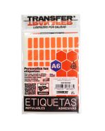 Etiqueta Flourec. Naranja Transfer E6F00820N 08 X 20 Mm. C/324