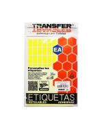 ETIQUETA FLOUREC. AMA. TRANSFER EAF01325A 13 X 25 MM.