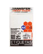 ETIQUETA ADHESIVA A6 BCA TRANSFER E6B01325 13 X 25 MM. NO.8