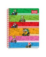 Cuaderno Profesional Espiral Doble O Scribe 7420 Raya 100 h. Mario Bros