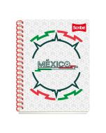 Cuaderno Profesional Espiral Doble O Scribe 5670 Raya 100 h. Selección Mexicana