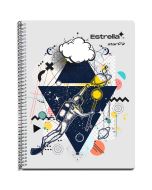 Cuaderno Profesional Estrella Starkid 0459 Cuadro Chico 100 h.