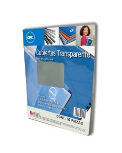 Cubiertas Gbc Acetato Transp. Carta C/50 Pzas. M100305