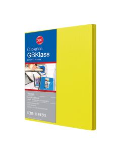 Cubiertas Gbc Gbklass Solido C/50 Pzas Carta