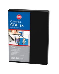 Cubiertas Gbc Gbplak Liso C/50 Pzas Carta (Eco)