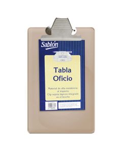 Tabla Agarrapapel Oficio Sablon 2366HU C/Clip Metálico