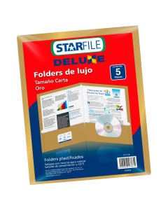 Folder Laminado Starfile Deluxe Carta C/5