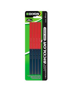 Lápiz Bicolor Grueso Dixon Bl/4