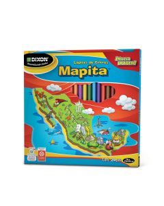 Lápices de Colores Mapita Largos Redondos C/24