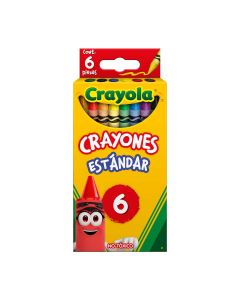 Crayones Estándar Crayola C/6 