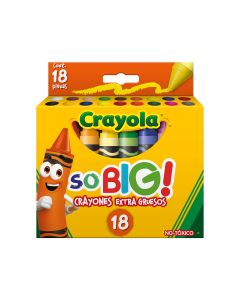 Crayones So Big! Extra Gruesos Crayola C/18