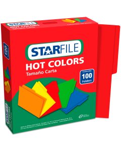 Folder Hot Colors Starfile C/100 Carta