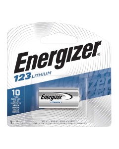 Batería 3V Energizer CR123 Lithium Bl/1