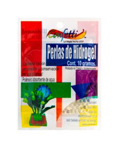 Perlas De Hidrogel Confetti V.Colores Medianas Bl/10Grs