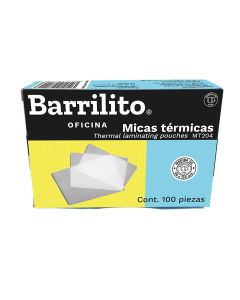 Mica Térmica 8 mil. Barrilito MT204 Postal 9 x 13.5 cm con 100 piezas