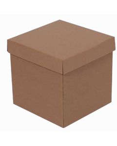 Caja Regalo Plegable Kraft 25 X 25 Cm