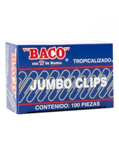 Clip Jumbo Baco Zincado C/100 