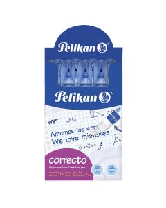 Corrector Líquido Pluma Pelikan 7 ml. C/12