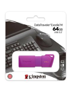 Usb3 64Gb Kingston Dtx/64Gb Kc-U2L64-7Lp Purpura