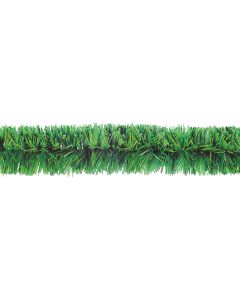 Feston Cuadruple Santas 9231020 Verde Pino 10 Cm X 20 Mts.