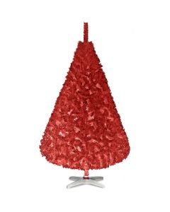 Pino Navidad Naviplastic 1.60 m. Monarca de Lujo Rojo Metálico