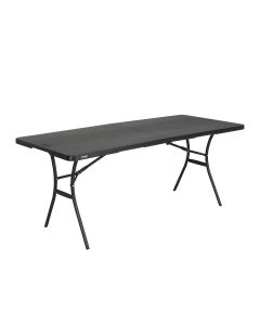 Mesa Plegable Granito Lifetime 80593 70 X 183 Cm (28\"X72\") Negra