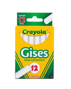 Gises Blancos Crayola 50-1402 con 12 piezas