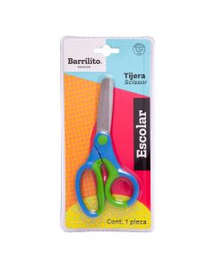 Tijera Escolar Barrilito 146-5 Punta Roma 5\" (12.7 Cm) Mango Plastico