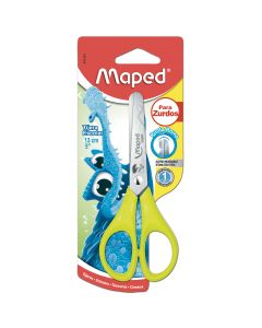 Tijera Escolar Zurda Maped 464355 Essentials 5\" (13 Cm) Mango Plastico