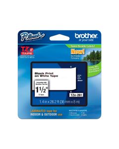 Cinta Rotulador Brother Tze261 1.5\" 36 Mm X 8 M Negro/Blanco