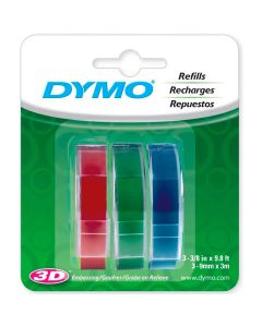 Cinta Rotulador Dymo 1741671 9 Mm X 3 M Bl/3 Rjo/Vde/Az