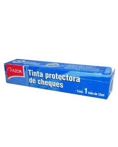 Tinta Protectora de Cheques Azor 12 ml.