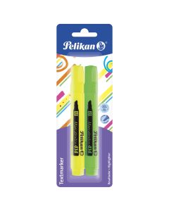 Marcatextos Pelikan 414 Bl/2 Amarillo-Verde, Punta Cincel