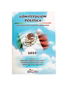 Libro Constitución Política de México, Ediciones Bob