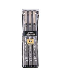 Estilografo Artline Ek-230/3W2 C/3 (0.2,0.4 Y 0.8 Mm)