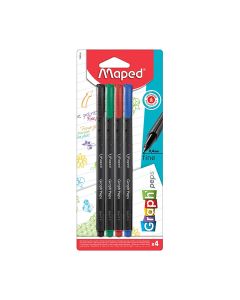 Rotuladores Maped 749144 0.4 Mm Graphpeps Bl/4