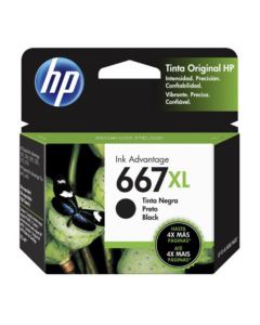 Cartucho Inkjet Negro 667 H.P. 3Ym81Al Xl 8.5 Ml.