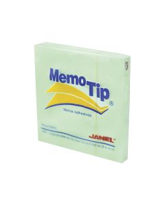 Block MemoTip Janel Pastel Surtido 7.6 x 7.6 cm C/100 h.